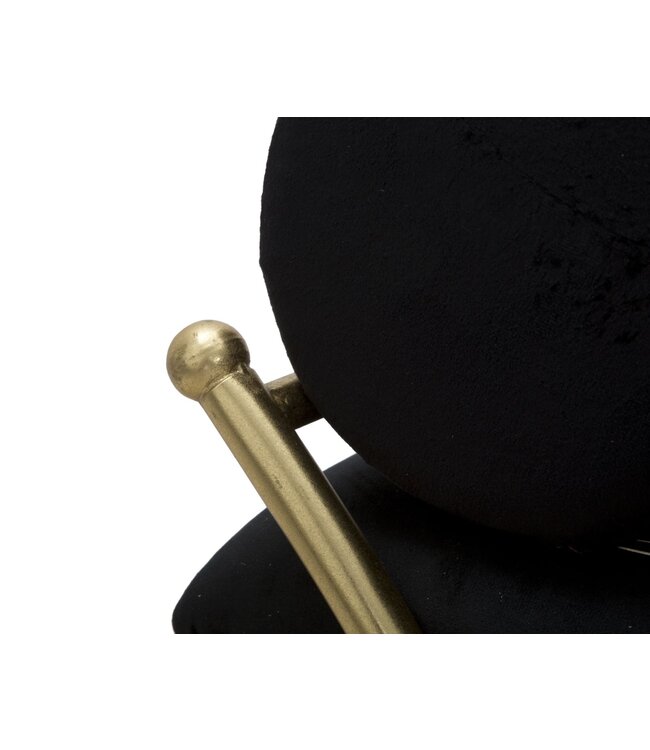 Mauro Ferretti BANKLINT ZWART CM 112,5X49X53