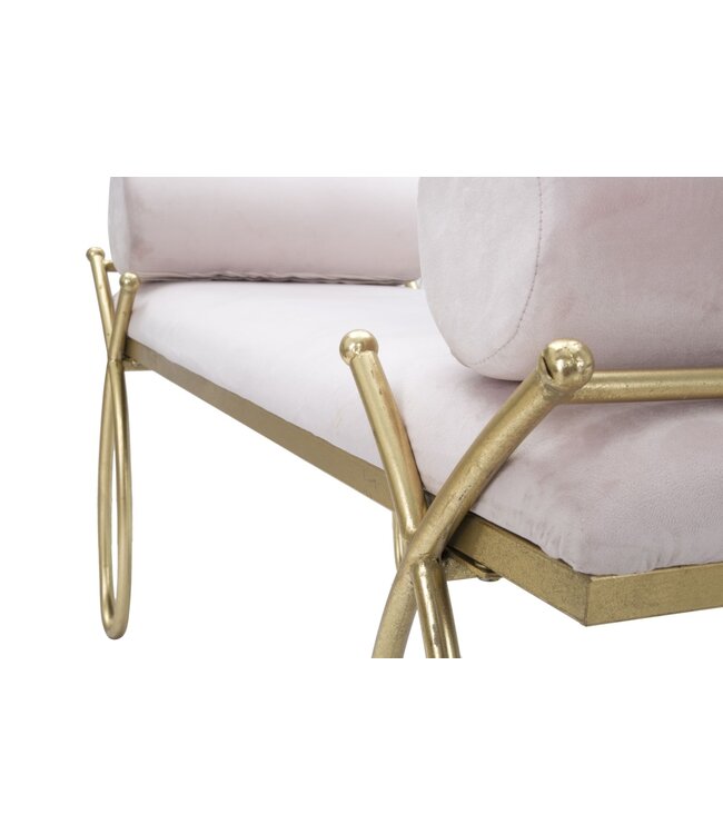 Mauro Ferretti BANKLINT ROZE CM 112,5X49X53