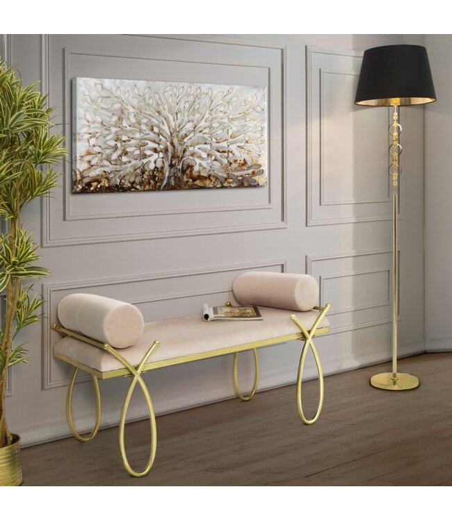 Mauro Ferretti BANKLINT ROZE CM 112,5X49X53