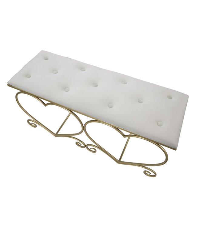 Mauro Ferretti BANKJE HART CREMA CM 105X37,5X51,5