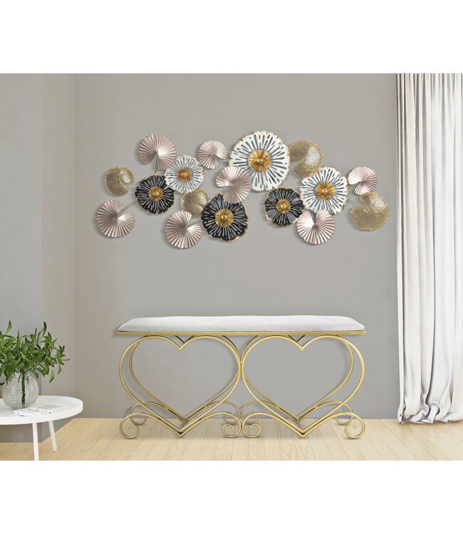 Mauro Ferretti BANKJE HART CREMA CM 105X37,5X51,5