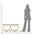 Mauro Ferretti BANKJE HART CREMA CM 105X37,5X51,5