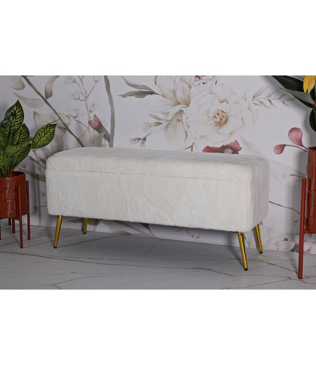 Mauro Ferretti BANK MET OPBERGRUIMTE SOFFY CM 112X42X50