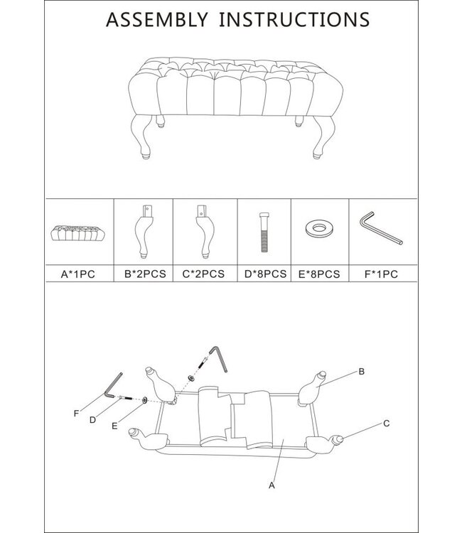 Mauro Ferretti BANKJE PROVENZA CM 97X42X40