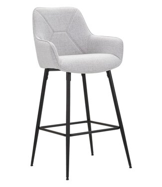 Mauro Ferretti BARKRUK GRIJS SET 2 STUKS CM 55X55X109
