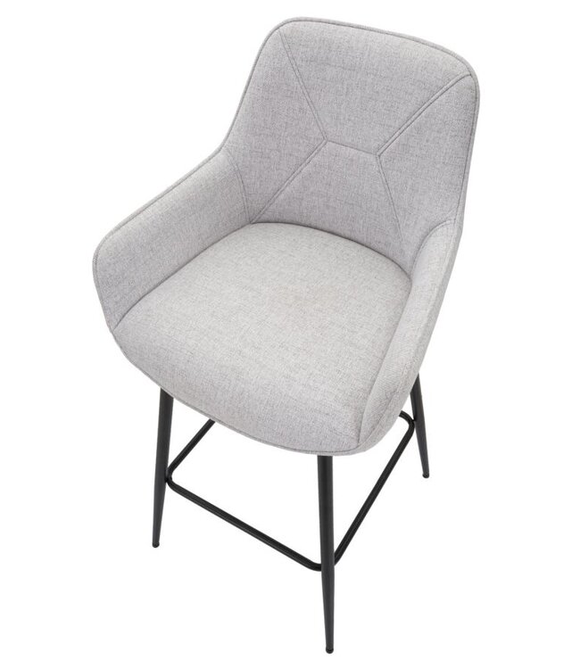 Mauro Ferretti BARKRUK GRIJS SET 2 STUKS CM 55X55X109