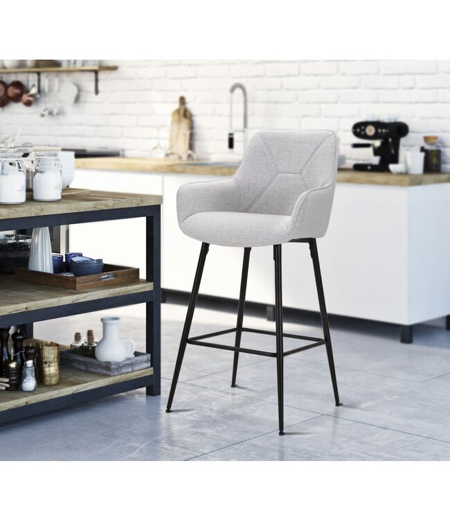 Mauro Ferretti BARKRUK GRIJS SET 2 STUKS CM 55X55X109