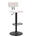 Mauro Ferretti BARKRUK MET LIFTLICHT WIT CM 41X47,5X85-106,5(ZITTING CM 61-83) SET 2ST