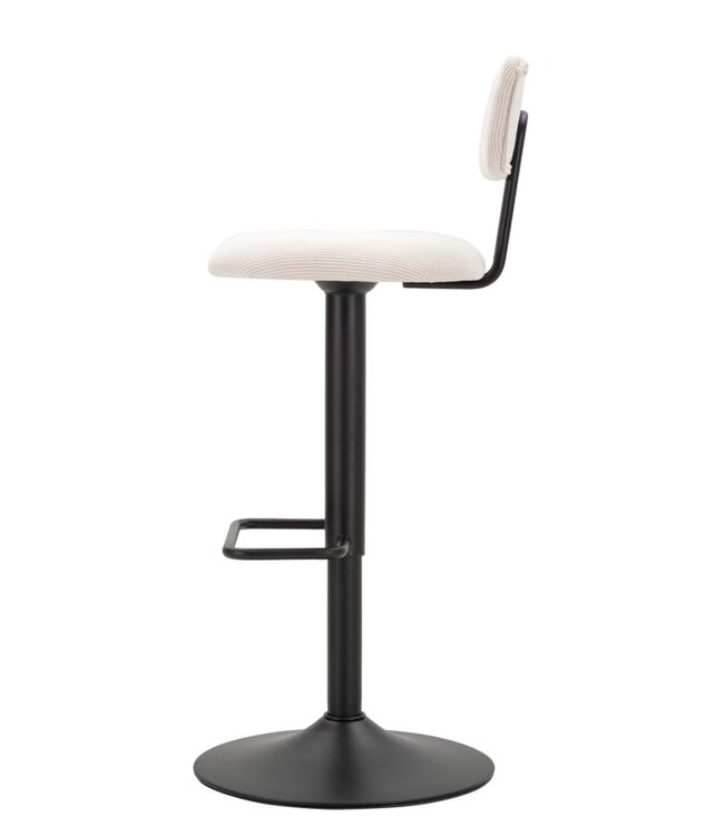 Mauro Ferretti BARKRUK MET LIFTLICHT WIT CM 41X47,5X85-106,5(ZITTING CM 61-83) SET 2ST