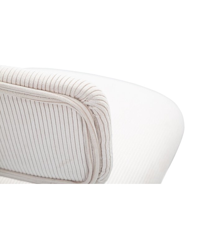 Mauro Ferretti BARKRUK MET LIFTLICHT WIT CM 41X47,5X85-106,5(ZITTING CM 61-83) SET 2ST