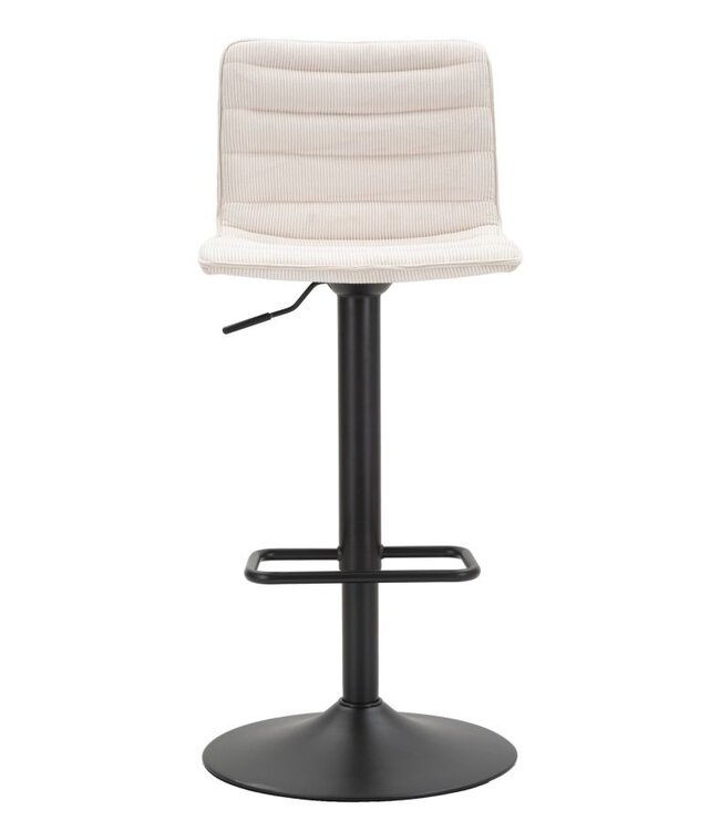 Mauro Ferretti BARKRUK MET LIFT HOOG WIT CM 43X49,5X85,5-107(ZITTING CM 61-82,5) SET 2ST