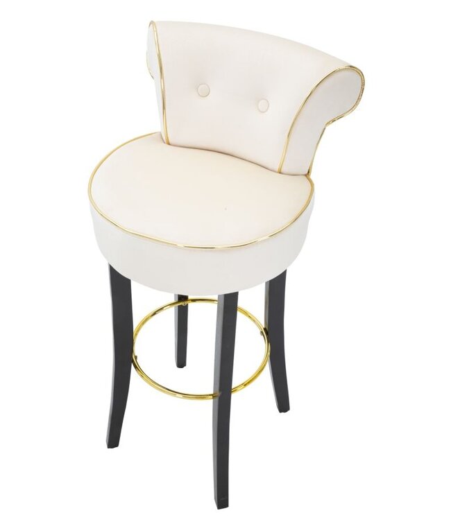 Mauro Ferretti BARKRUK LUXY CRÈME CM 46X48X96