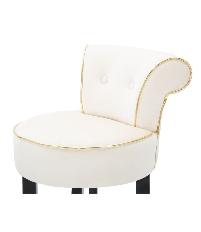 Mauro Ferretti BARKRUK LUXY CRÈME CM 46X48X96