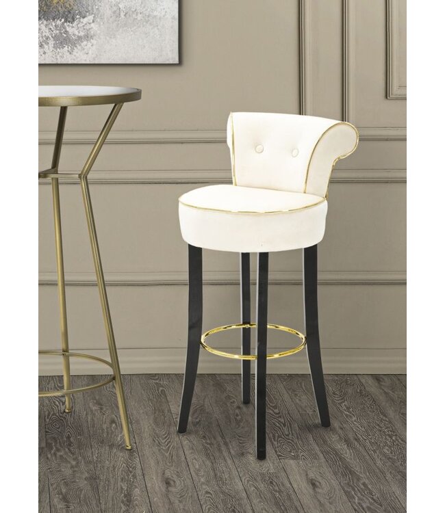 Mauro Ferretti BARKRUK LUXY CRÈME CM 46X48X96