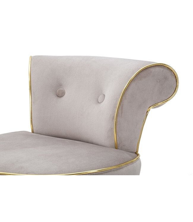 Mauro Ferretti BARKRUK LUXY GRIJS CM 46X48X96