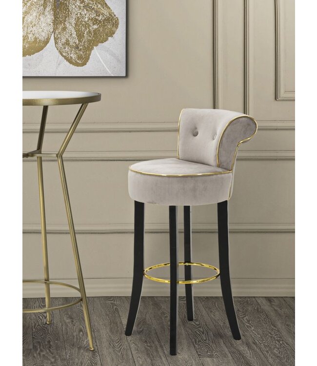 Mauro Ferretti BARKRUK LUXY GRIJS CM 46X48X96