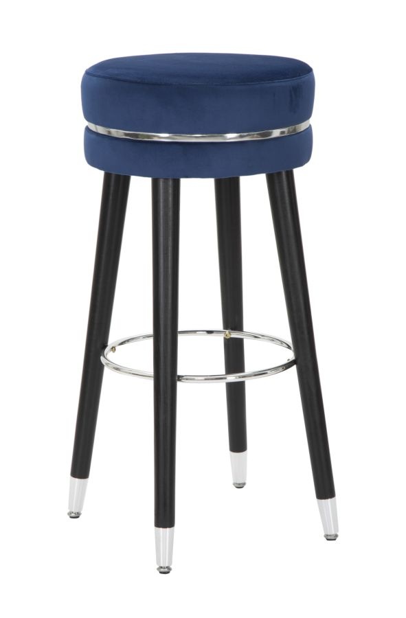 BARKRUK PARIJS BLU/ZILVER CM Ø 35X74 afbeelding