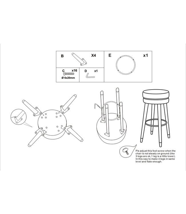 Mauro Ferretti BARKRUK PARIS GRIGIO/ZILVER CM Ø 35X74