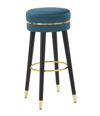Mauro Ferretti BARKRUK PARIJS TEAL/GOUD CM Ø 35X74