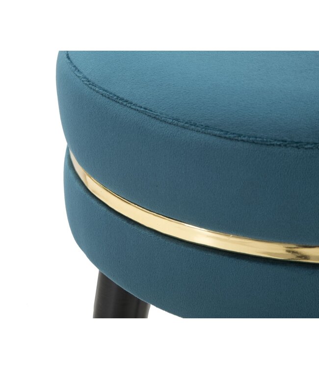 Mauro Ferretti BARKRUK PARIJS TEAL/GOUD CM Ø 35X74