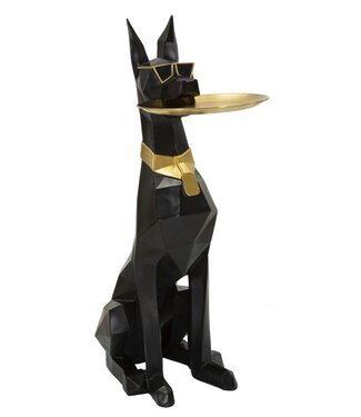 Mauro Ferretti HOND ORY MET DIENBLAD CM 30X64X91