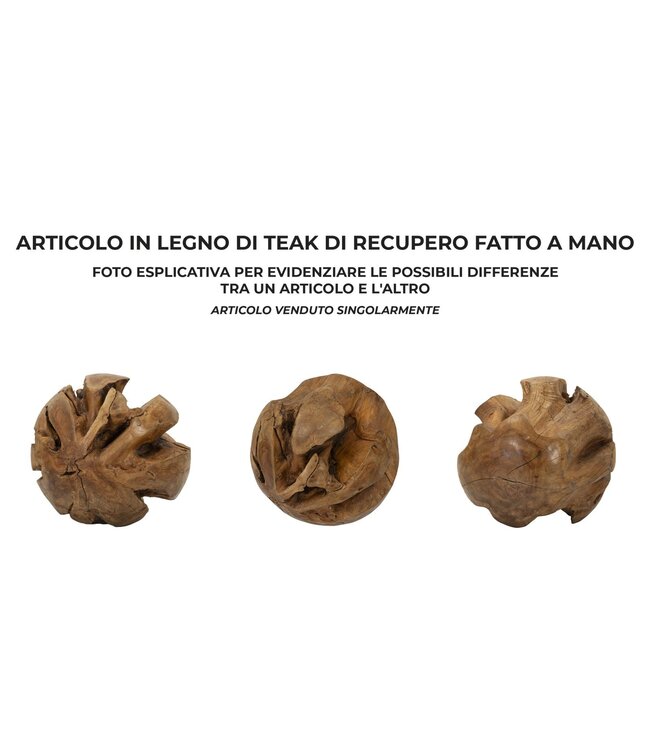 Mauro Ferretti BOL TEAKHOUT CM Ø 50