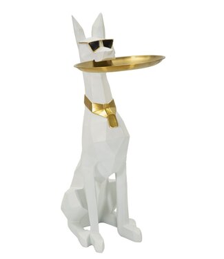 Mauro Ferretti HOND ORY MET DIENBLAD CM 27X51X74 - 120080003