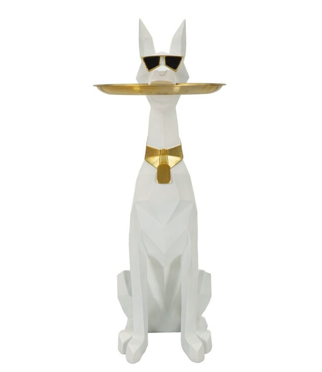 Mauro Ferretti HOND ORY MET DIENBLAD CM 27X51X74 - 120080003