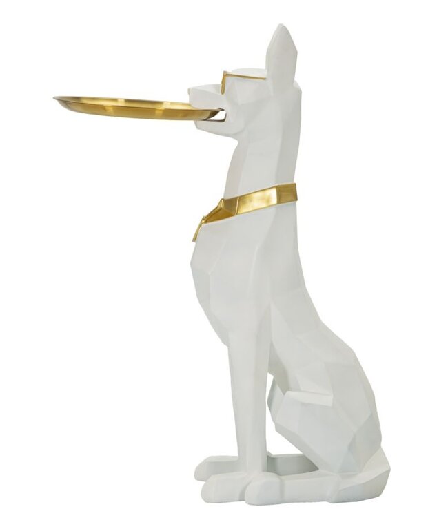 Mauro Ferretti HOND ORY MET DIENBLAD CM 27X51X74 - 120080003