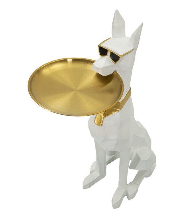 Mauro Ferretti HOND ORY MET DIENBLAD CM 27X51X74 - 120080003