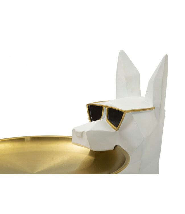 Mauro Ferretti HOND ORY MET DIENBLAD CM 27X51X74 - 120080003