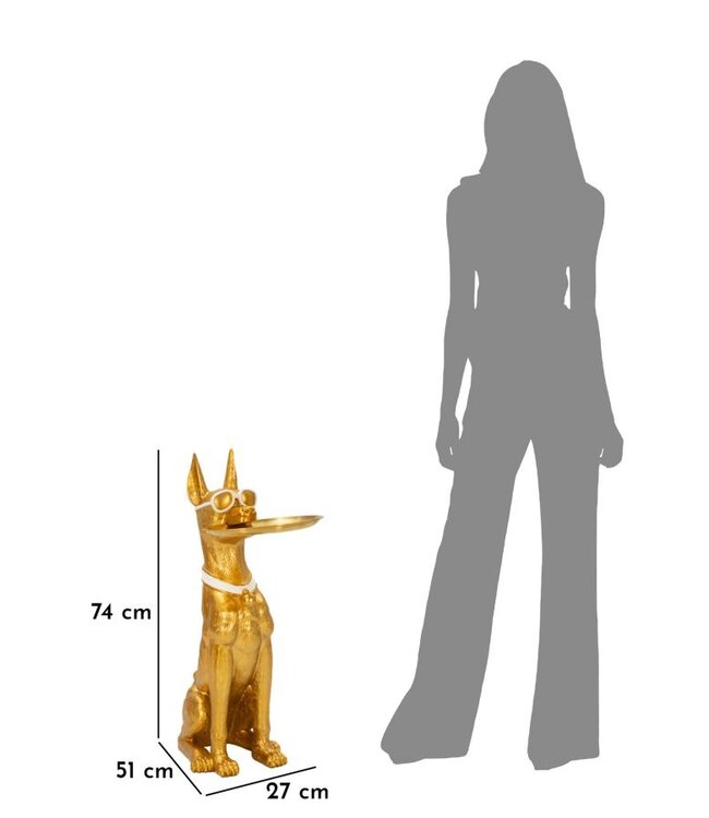 Mauro Ferretti HONDENKUIL MET DIENBLAD CM 27X51X74