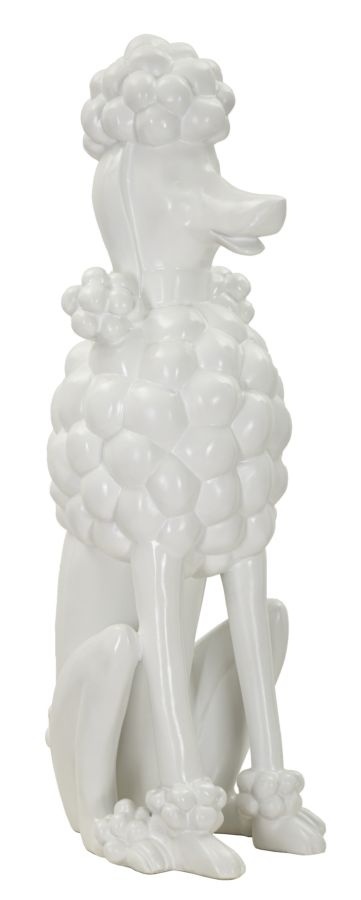 HOND WIT CM 20X26X61 afbeelding