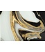 Mauro Ferretti GLAZEN WANDPANEEL MET FRAME GHOSTLY CM 80X3,5X120