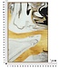 Mauro Ferretti GLAZEN WANDPANEEL MET FRAME GHOSTLY CM 80X3,5X120