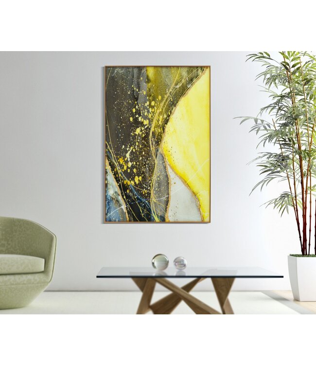 Mauro Ferretti GLAZEN WANDPANEEL MET FRAME SUNNY CM 80X3,5X120