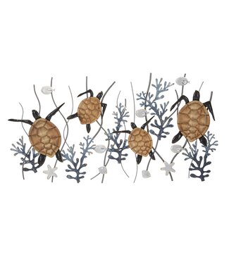 Mauro Ferretti IJZEREN WANDPANEEL SCHILDPAD CM 132,7X5,7X69,9