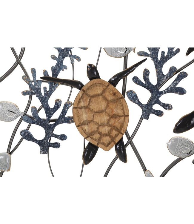 Mauro Ferretti IJZEREN WANDPANEEL SCHILDPAD CM 132,7X5,7X69,9