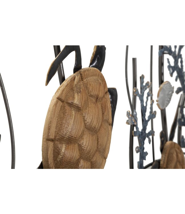 Mauro Ferretti IJZEREN WANDPANEEL SCHILDPAD CM 132,7X5,7X69,9