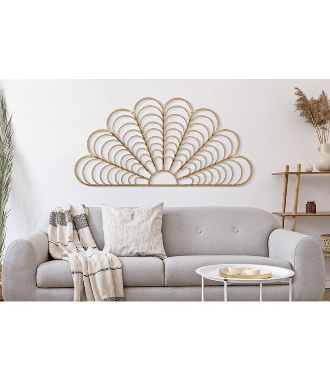 Mauro Ferretti IJZEREN WANDPANEEL PANAMA CM 160X2X80CM