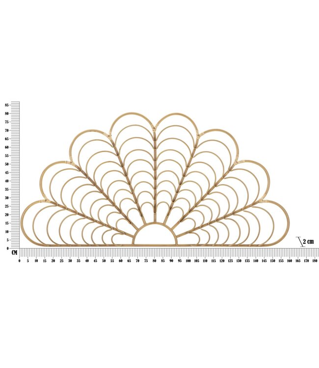 Mauro Ferretti IJZEREN WANDPANEEL PANAMA CM 160X2X80CM