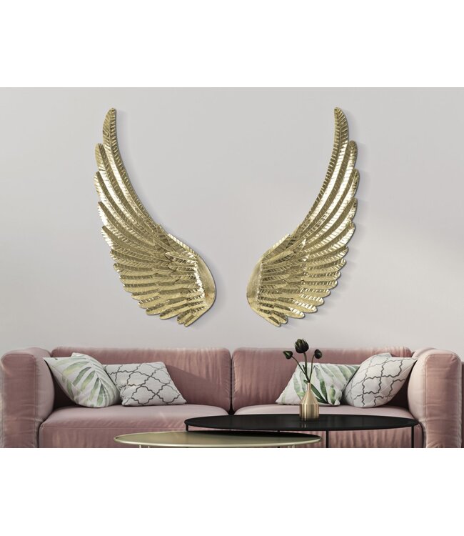 Mauro Ferretti WANDPANEEL VLEUGELS AMY SET 2 STUKS CM 60X4,4X130