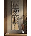 Mauro Ferretti WANDPANEEL VOGEL IJZER HOUT SET 4 STUKS 50X2X200 (50X2X50)