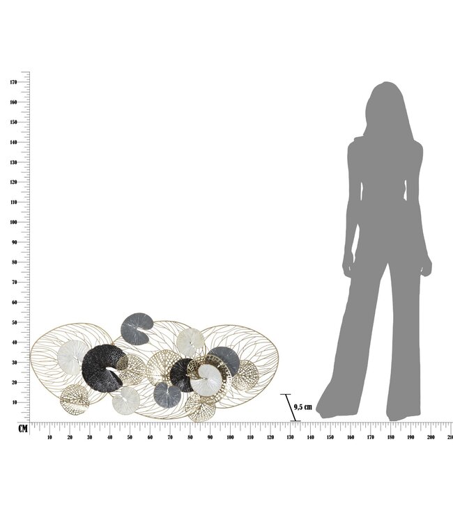 Mauro Ferretti IJZEREN PANEEL LUXY CM 124,5X9,5X55