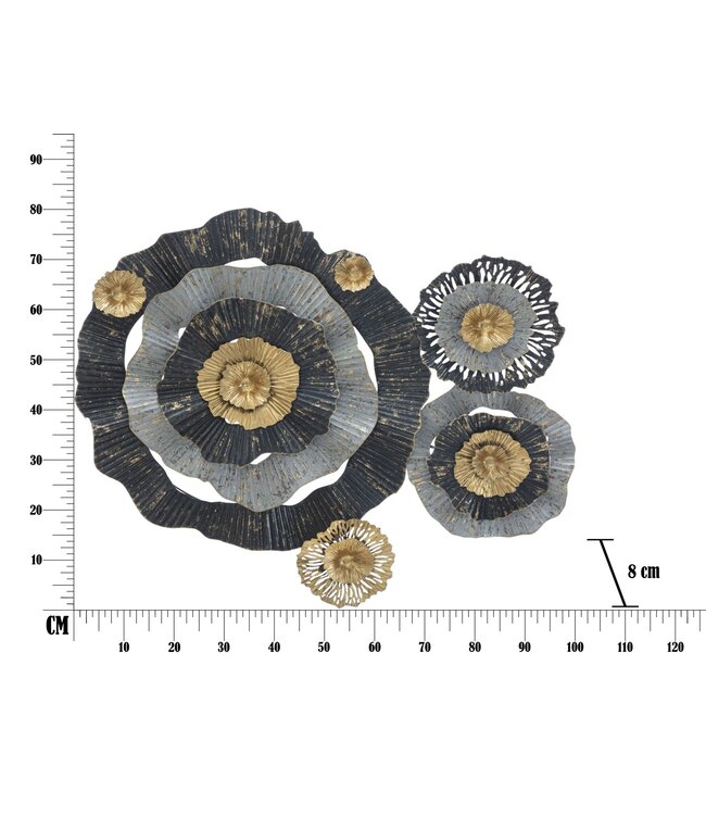 Mauro Ferretti IJZEREN PANEEL OTOS CM 100X8X80