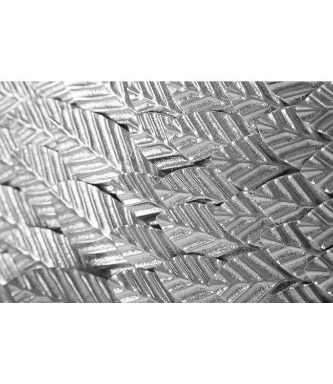 Mauro Ferretti WANDPANEEL ALI BEAUTY ZILVER SET 2 STUKS CM 37,5X3X100