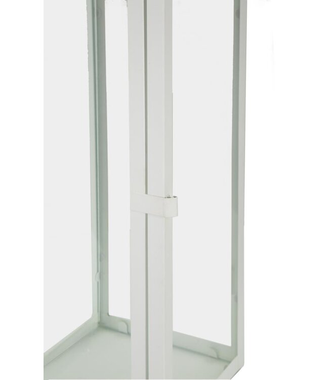 Mauro Ferretti LANTAARN WIT SET 3 STUKS CM 22X22X66-18X18X49,5-14X14X39