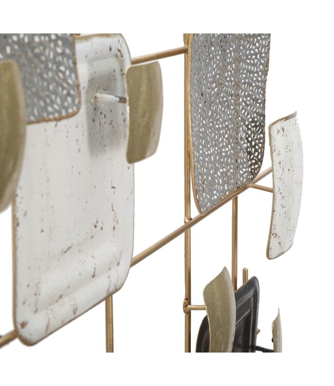 Mauro Ferretti MUUR IJZEREN PANEEL KUBUSSEN CM 80X5X80