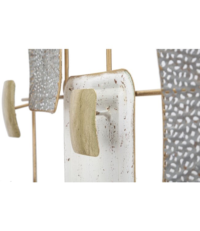 Mauro Ferretti MUUR IJZEREN PANEEL KUBUSSEN CM 80X5X80