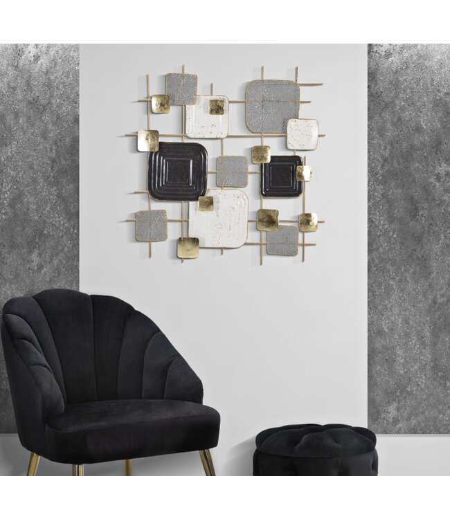 Mauro Ferretti MUUR IJZEREN PANEEL KUBUSSEN CM 80X5X80